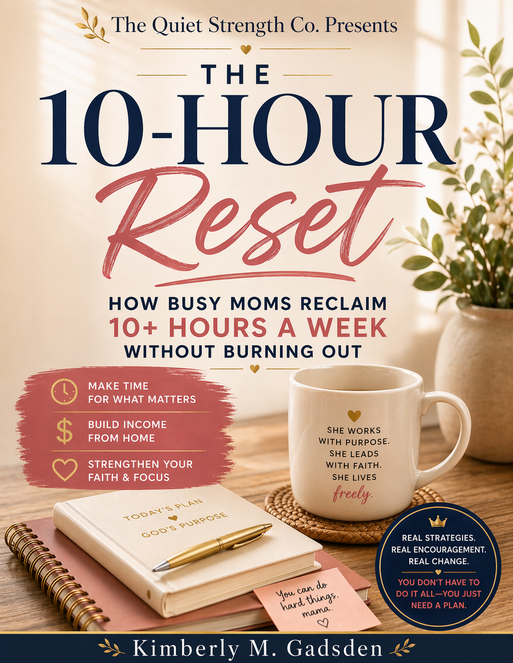 The 10-Hour Reset Subtitle: How Busy Moms Reclaim 10+ Hours a Week Without Burning Out