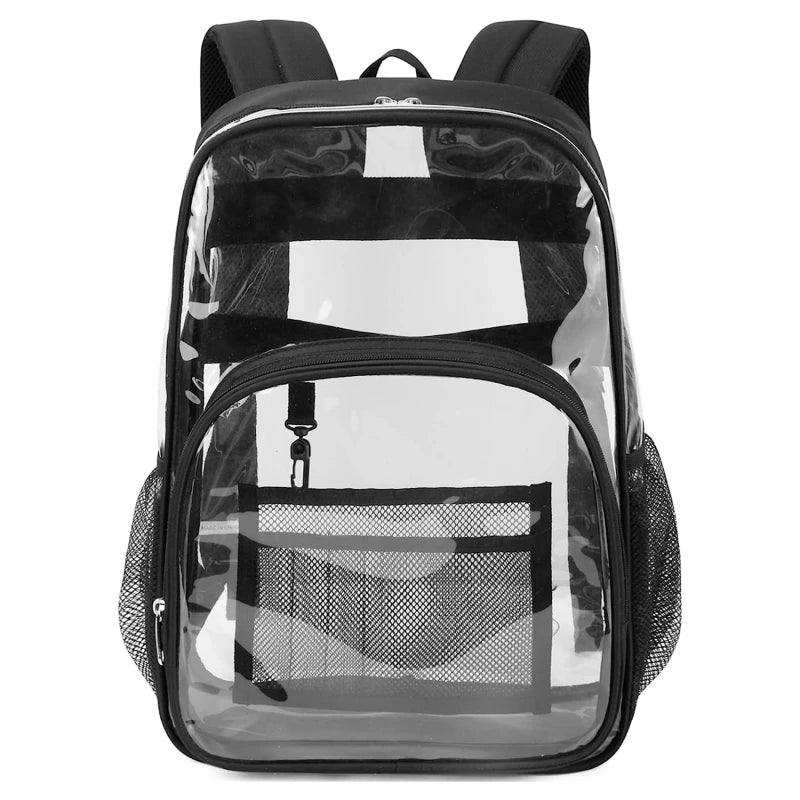 Clear Waterproof Backpack | Large Capacity Transparent School & Travel Bag