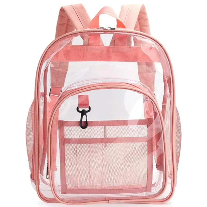 Clear Waterproof Backpack | Large Capacity Transparent School & Travel Bag